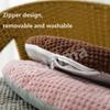 Odaima Round Corduroy Chair Seat Cushion Set, 1/2/4/6 Pieces, 30/35/40/45/50 cm (#5, 35 cm, 1 pc) view 4