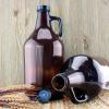 NCPSAKD 0.5-Gallon Brown Glass Canning Jars with Lids for Kombucha, Fermentation, and Winemaking view 2