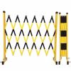 Portable Telescopic Metal Safety Gate with Wheels, 10 m view 1