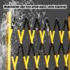 Portable Telescopic Metal Safety Gate with Wheels, 10 m view 2