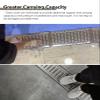 Garden Drain Cover, Trench Drain System with Round-Hole Grate, Resin, 100 x 21 x 25 cm view 4