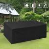 HNYDM Waterproof Outdoor Furniture Cover, 85 x 125 x 50 cm, Black, 600D Oxford view 3