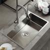 BGFYUSF Kitchen Bar Single-Bowl Stainless Steel Sink, Silver, 55 x 45 x 20 cm view 2