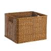 Rattan Storage Basket, Woven Rattan-Look Basket (B) view 1