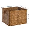 Rattan Storage Basket, Woven Rattan-Look Basket (B) view 3