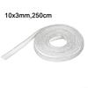 Fireplace Door Seals, Stove Glass Gasket, 10 mm x 3 mm, Self-Adhesive (250 cm) view 2