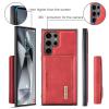2-in-1 Wallet Case for OnePlus Nord 2, Matte Leather, Card Holder, Detachable Wallet, Buckle Design - Red view 4
