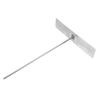 Happyyami Stainless Steel Ash Rake with Heat-Resistant Handle, Silver, for Grill view 1