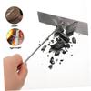 Happyyami Stainless Steel Ash Rake with Heat-Resistant Handle, Silver, for Grill view 2