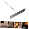 Happyyami Stainless Steel Ash Rake with Heat-Resistant Handle, Silver, for Grill view 4