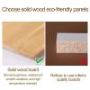 Wall-Mounted Solid Wood TV Cabinet with Flip-Down Drawer view 2