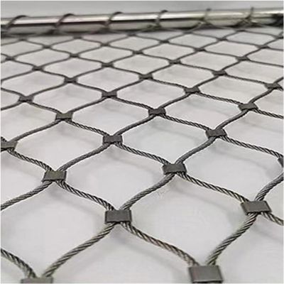 Stainless Steel Cable Mesh for Balcony, Stairs and Pet Safety, 10 cm, 0.8 x 2 m