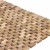 Untreated Teak Wood Bath Mat, Non-Slip, 80 x 48 cm view 4