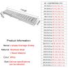 Stainless Steel Drainage Cover with Non-Slip Surface, 100 x 20 x 15 cm view 2