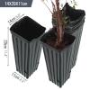 Tall Plant Pots, 20 Pack, Size 8, Tree Seedling Containers with Drainage Holes view 2