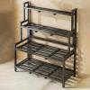 4-Tier Adjustable Metal Plant Stand, Stair-Style, 120 cm view 1