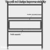 4-Tier Adjustable Metal Plant Stand, Stair-Style, 120 cm view 4