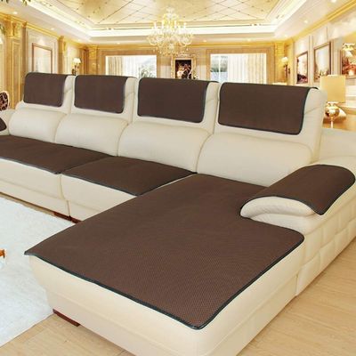 Non-Slip Protective Cover for Sofas and Couches, 50 x 150 cm, Dark Brown
