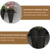 Wall-Mounted Plastic Flower Stand and Plant Holder view 4