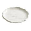 White Ceramic Dinner Plate view 1
