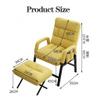 Pink Velvet Accent Chair with Lumbar Pillow and Metal Frame view 3