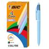 BIC 4-Color Pastel Ballpoint Pens, Medium Point (1.0 mm), 12 Count view 1