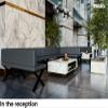 MEBLINI Toni Dining Corner Bench, Left, 142 x 196 x 87 cm, Dark Gray Faux Leather view 3