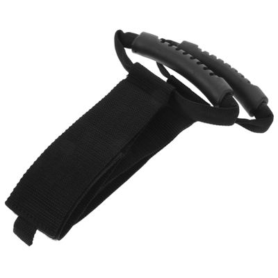 Happyyami 2-Pack Heavy-Duty Storage Straps for Garden Hoses and Extension Cords, Space-Saving for Garage and Home, Black
