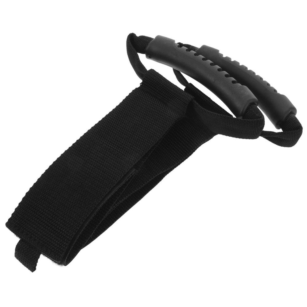 Happyyami 2-Pack Heavy-Duty Storage Straps for Garden Hoses and Extension Cords, Space-Saving for Garage and Home, Black