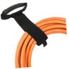 Happyyami 2-Pack Heavy-Duty Storage Straps for Garden Hoses and Extension Cords, Space-Saving for Garage and Home, Black view 4