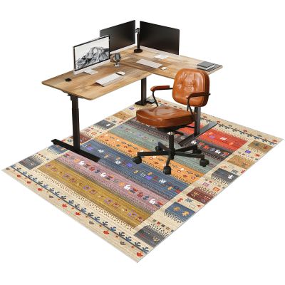 Office Chair Mat, Non-Slip Gaming Floor Protector for Carpets, Scratch-Resistant, 130 x 170 cm