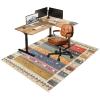 Office Chair Mat, Non-Slip Gaming Floor Protector for Carpets, Scratch-Resistant, 130 x 170 cm view 1