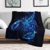 Plush Scorpion Blanket, Soft Warm Flannel Fleece Throw, 180 × 200 cm view 2