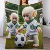 AAPZY ser AFFE Soft Flannel Fleece Blanket for Children and Adults, Four-Season Throw for Bed or Couch, 150 x 200 cm view 1