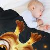 Giraffe Flannel Blanket, Soft Fleece Throw for Bed and Sofa, 150 x 200 cm view 4
