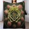 Flower Plush Flannel Fleece Throw Blanket, Extra Soft and Warm, 130 x 150 cm view 1