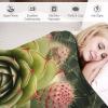 Flower Plush Flannel Fleece Throw Blanket, Extra Soft and Warm, 130 x 150 cm view 3