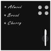 Brokky Wall-Mounted Magnetic Glass Board, 50 x 50 cm view 2