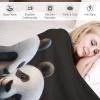 Panda Flannel Throw Blanket, Soft and Warm, 100 x 130 cm view 3