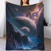 Cherry Tree Japan Art Super Soft Flannel Fleece Throw Blanket view 1
