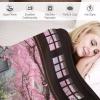 Japan-Style Cozy Flannel Throw Blanket for Bed or Sofa, 180 × 200 cm view 2