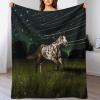 AAPZY Horse Fluffy & Super Soft Flannel Fleece Blanket, Throw Blanket for Home, Bed, Sofa & Couch, 130 x 150 cm view 1