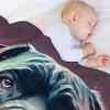 Soft Warm Cane Corso Flannel Fleece Blanket, 130 × 180 cm view 4