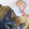 Flannel Cat Throw Blanket for Couch, Warm Super-Soft All-Season Blanket, 180 x 200 cm view 4