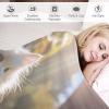Cute Cat Blanket, Fluffy & Super Soft Flannel Fleece Throw, 150 x 200 cm view 3