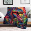 AAPZY Dinosaur Fleece Blanket, Super Soft Plush Throw for Women, Men, Girls and Boys, 130 x 150 cm view 2