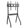Portable Stand with Four Lockable Wheels for 55–65-Inch Displays view 1