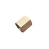 LTRAJUYNH 1-Piece Brass/Copper Hex Hose Pipe Coupler, Female-to-Male Thread, 1/2 in (F × 1/2 in) view 1