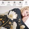 AAPZY Soft Flannel 3D Printed Fleece Blanket, Flower, 55 x 71 in view 3
