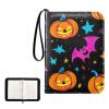 Colorful Trading Card Binder with Sleeves, Pumpkin Design view 2